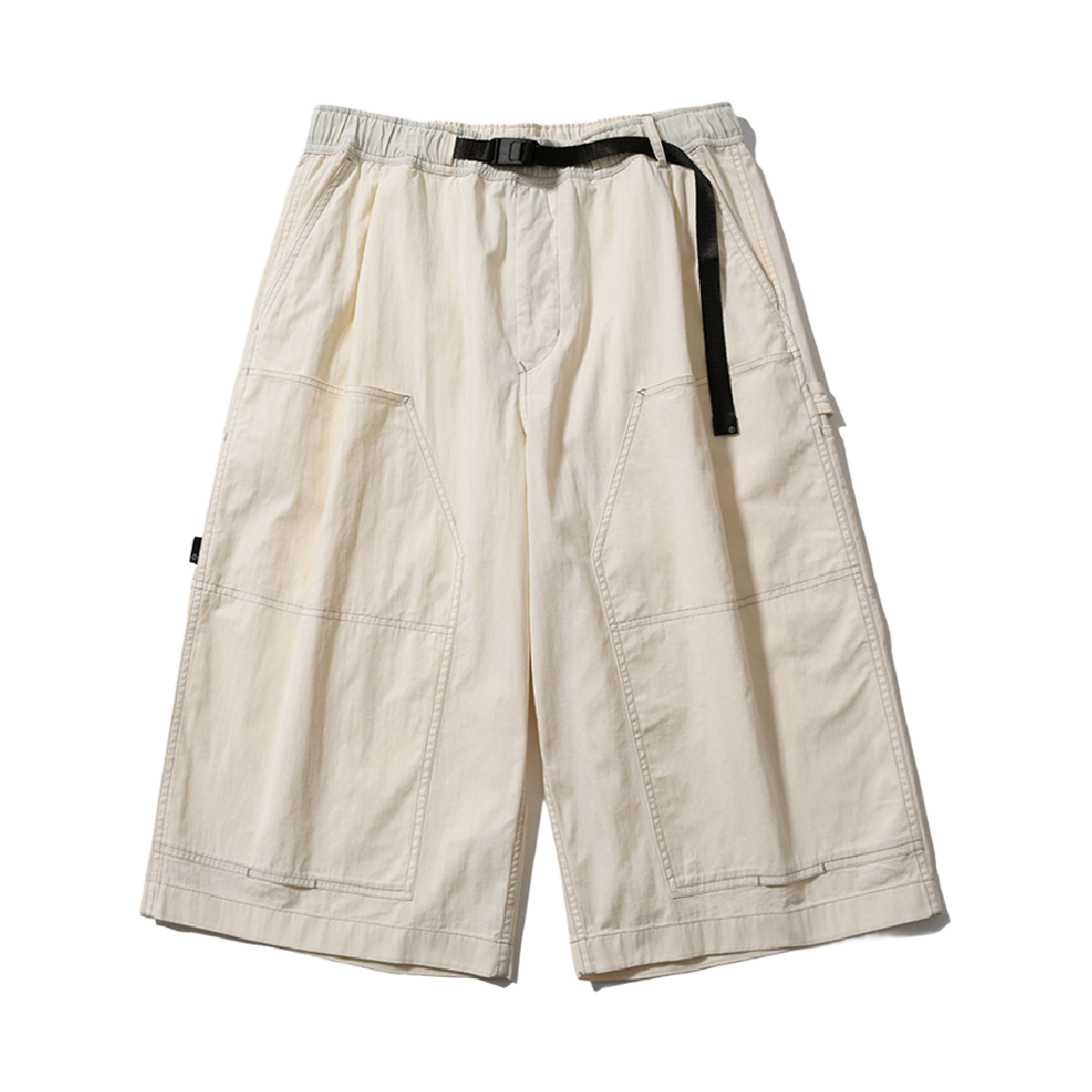 PMF026-01PT08 [SS26] moif Cropped Work Pants Ecru