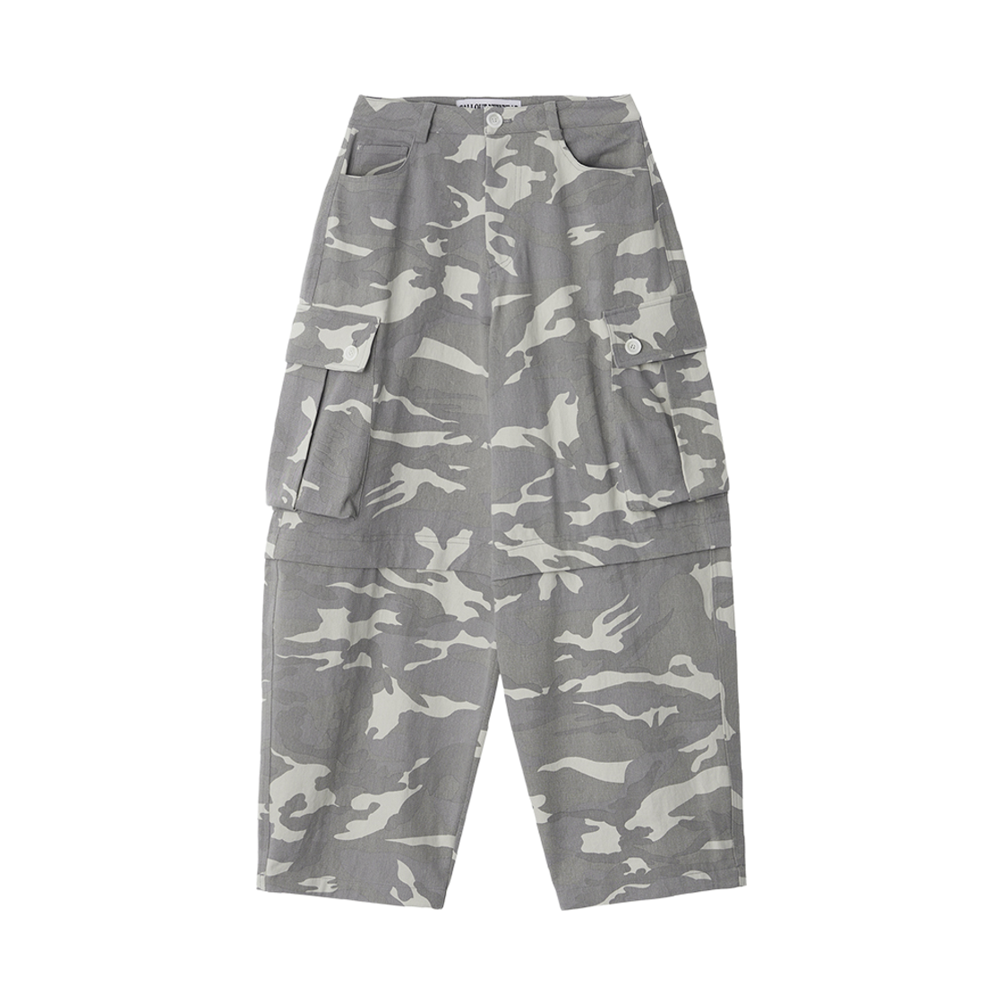 CN26SS-PT11LG CONY CONY Camo 2-Way Cargo Pants / Light Gray