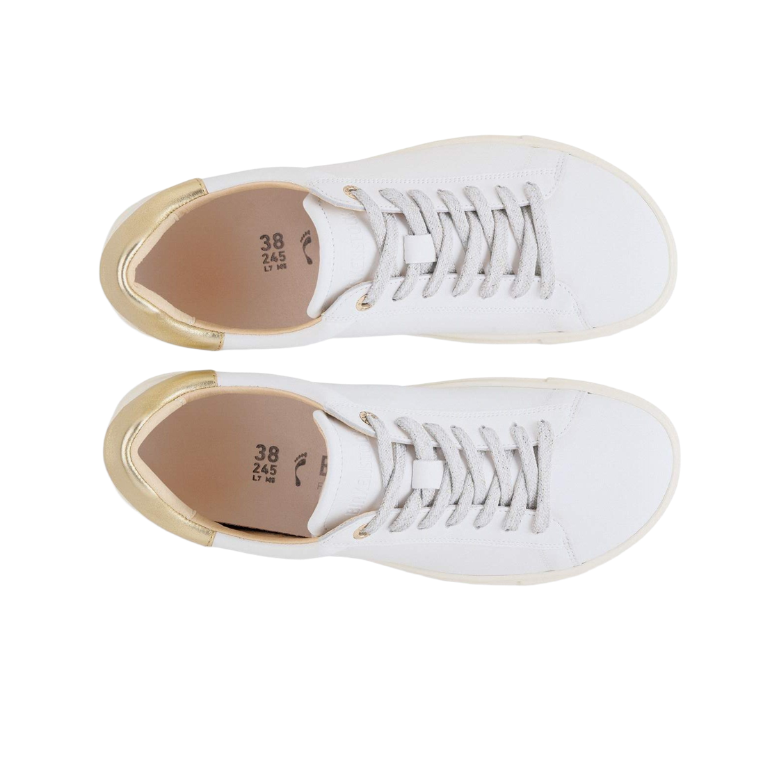 버켄스탁 벤드 로우 레더 화이트 골드 - 레귤러(Birkenstock Bend Low Leather White Gold - Regular) - 2
