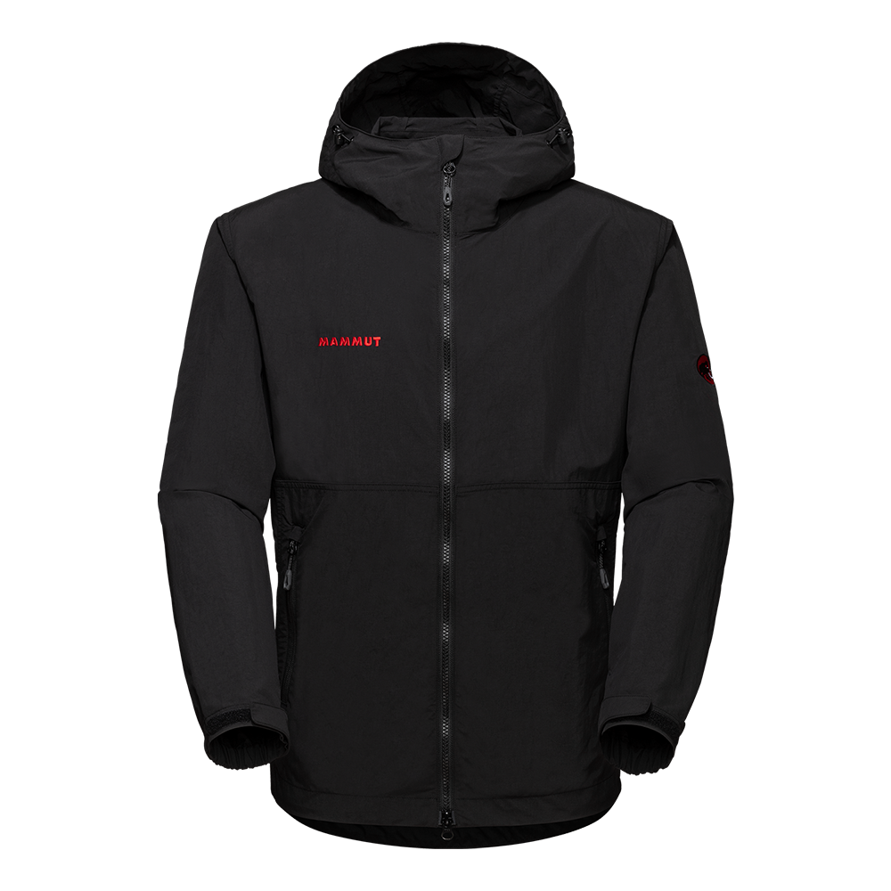 마무트 하이킹 윈드브레이커 후디드 자켓 AF 맨 클래식 블랙(MAMMUT Hiking WB Hooded Jacket AF Men Classic Black) - 1