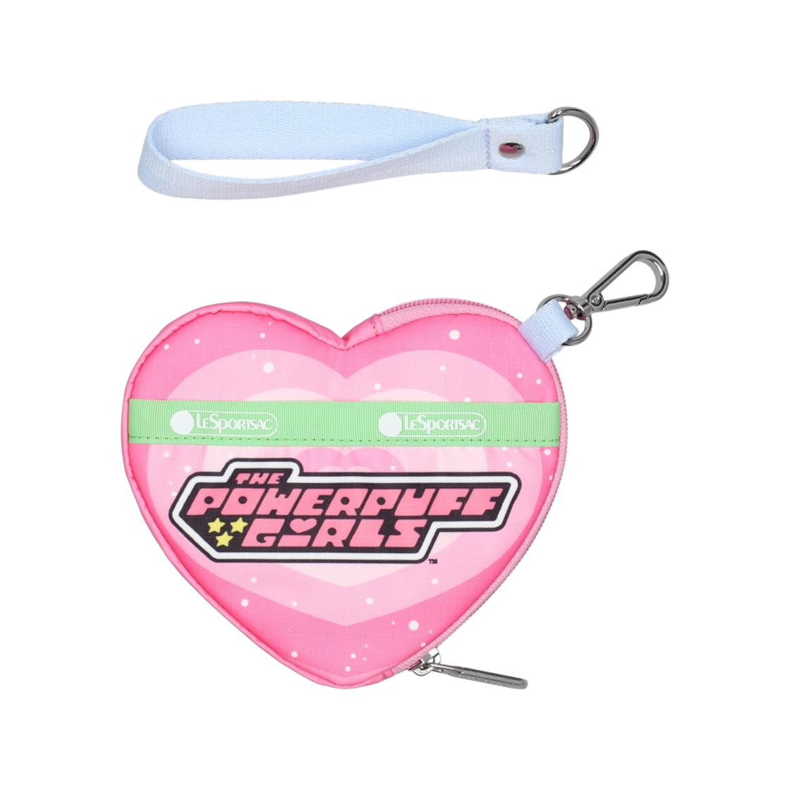 레스포색 파워퍼프걸 핑크 하트 리스틀릿(Lesportsac PPG Pink Heart Wristlet) - 2