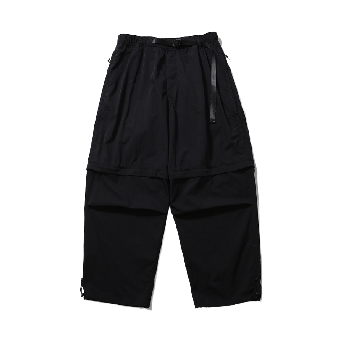 PMF026-01PT05 [SS26] moif Wide Boy Scout Pants Black