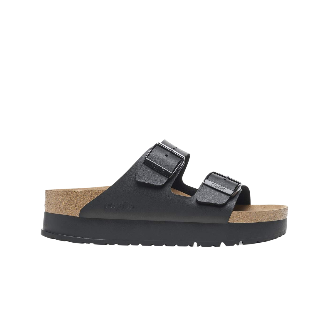 (W) 버켄스탁 아리조나 플렉스 플랫폼 블랙 - 내로우((W) Birkenstock Arizona Flex Platform Black - Narrow)