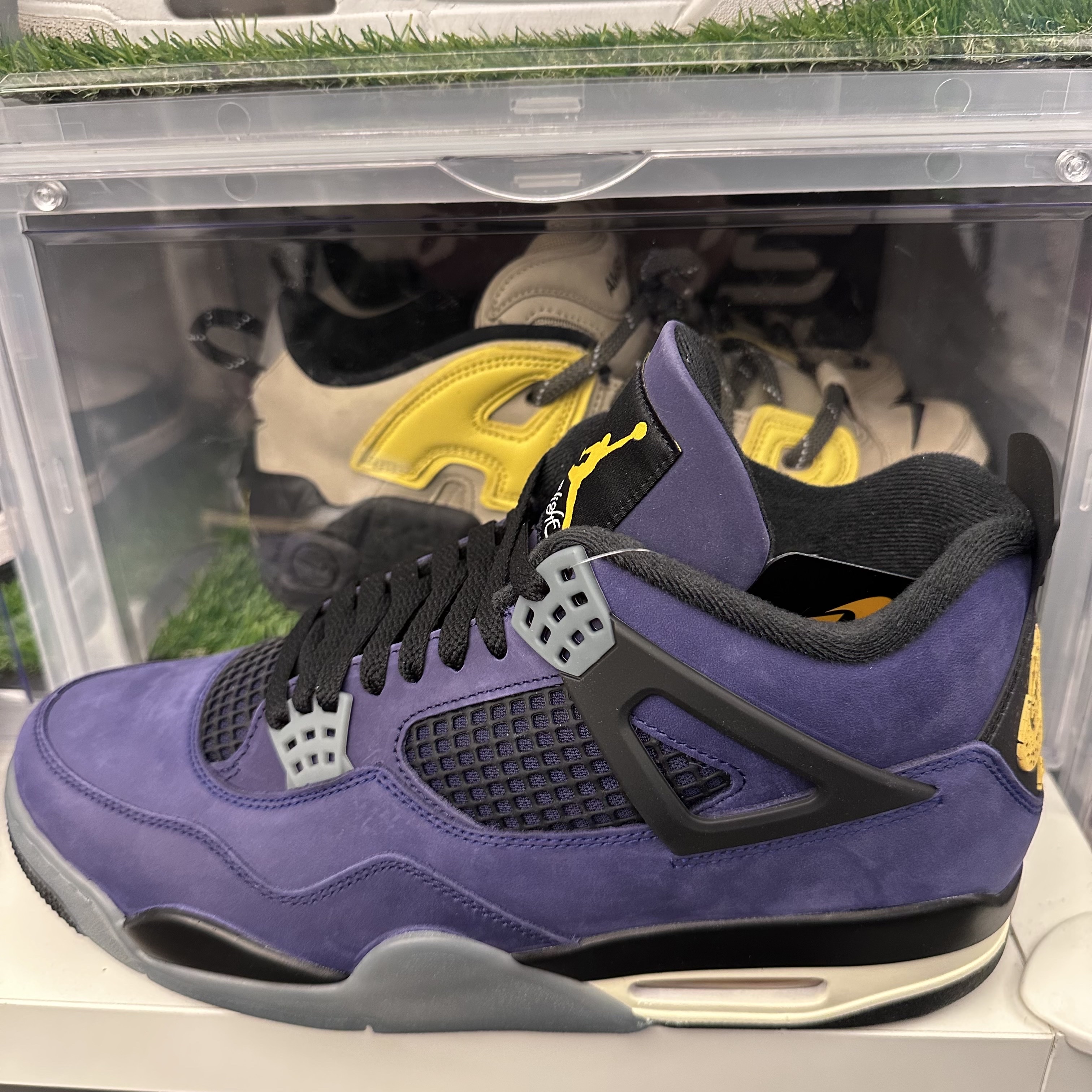 Jordan 4 Retro Imperial Purple 착용 스타일 - 3