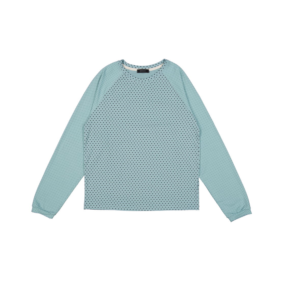 KS6BRTO003MI Kookeesee Candy Dot Raglan Tee Mint