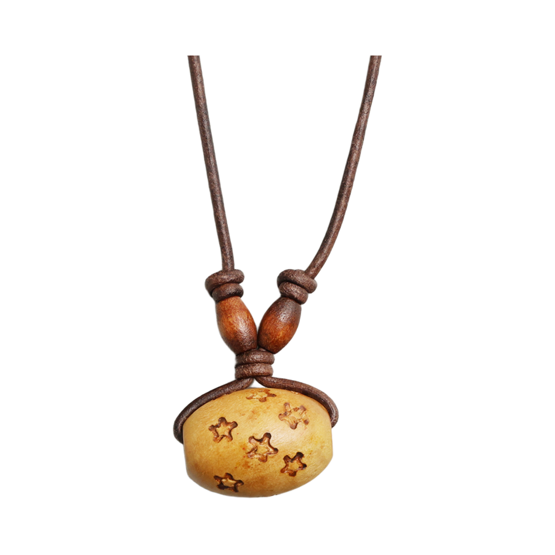 토우토우아카이브 스타 에그 목걸이 브라운(TOWTOW.ARCHIVE Star Egg Necklace Brown) - 2