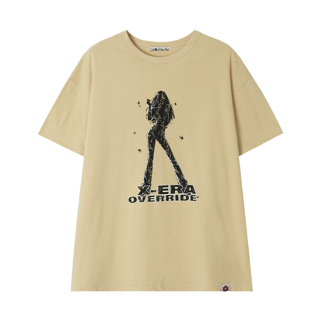 콜아웃뉴이어 엑스 에라 오버라이드 티 / 머스타드(CONY X-Era Override Tee / Mustard)
