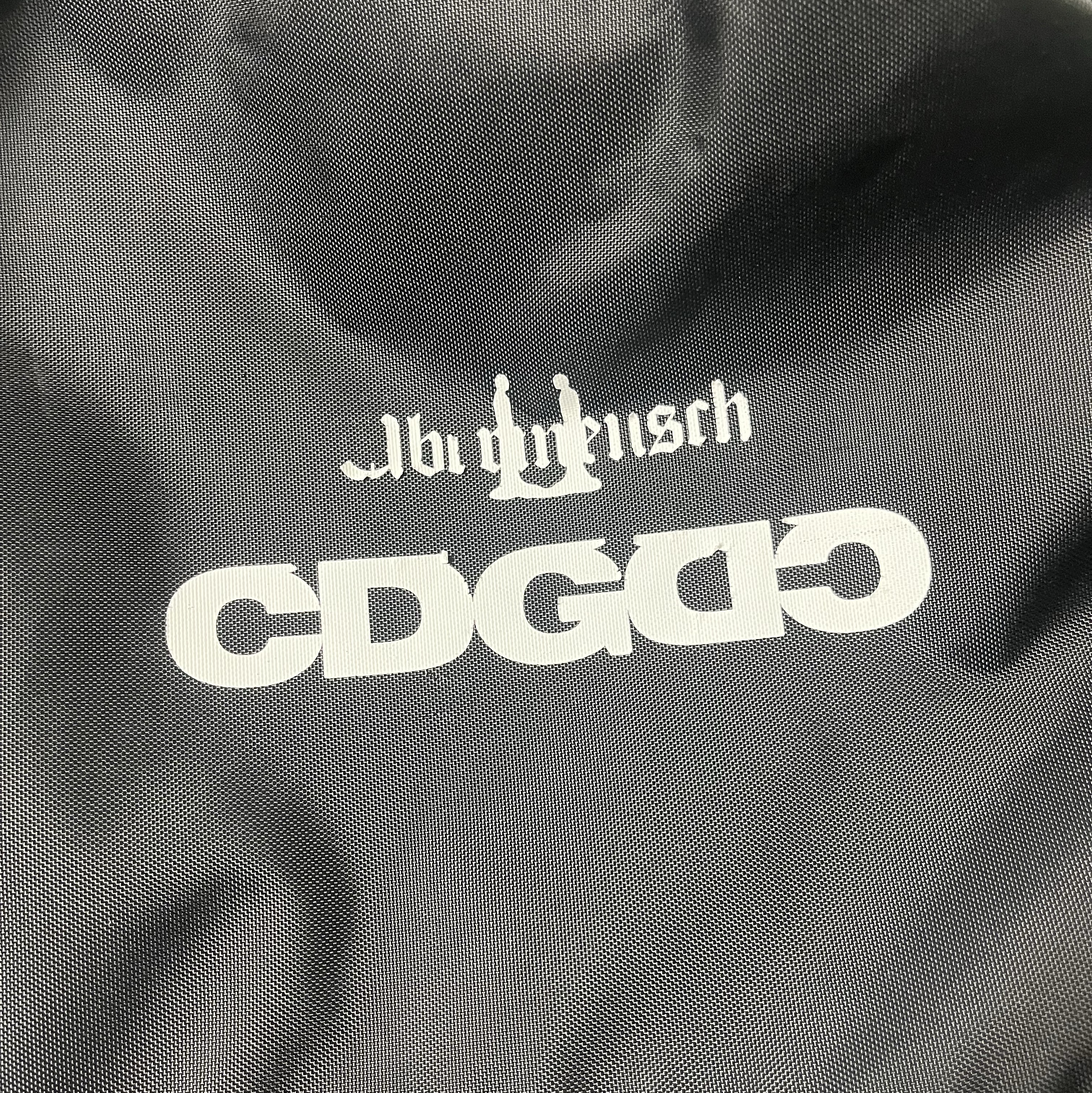 CDG x G-DRAGON Ubermensch CDGDC Classic Backpack Black 착용 스타일