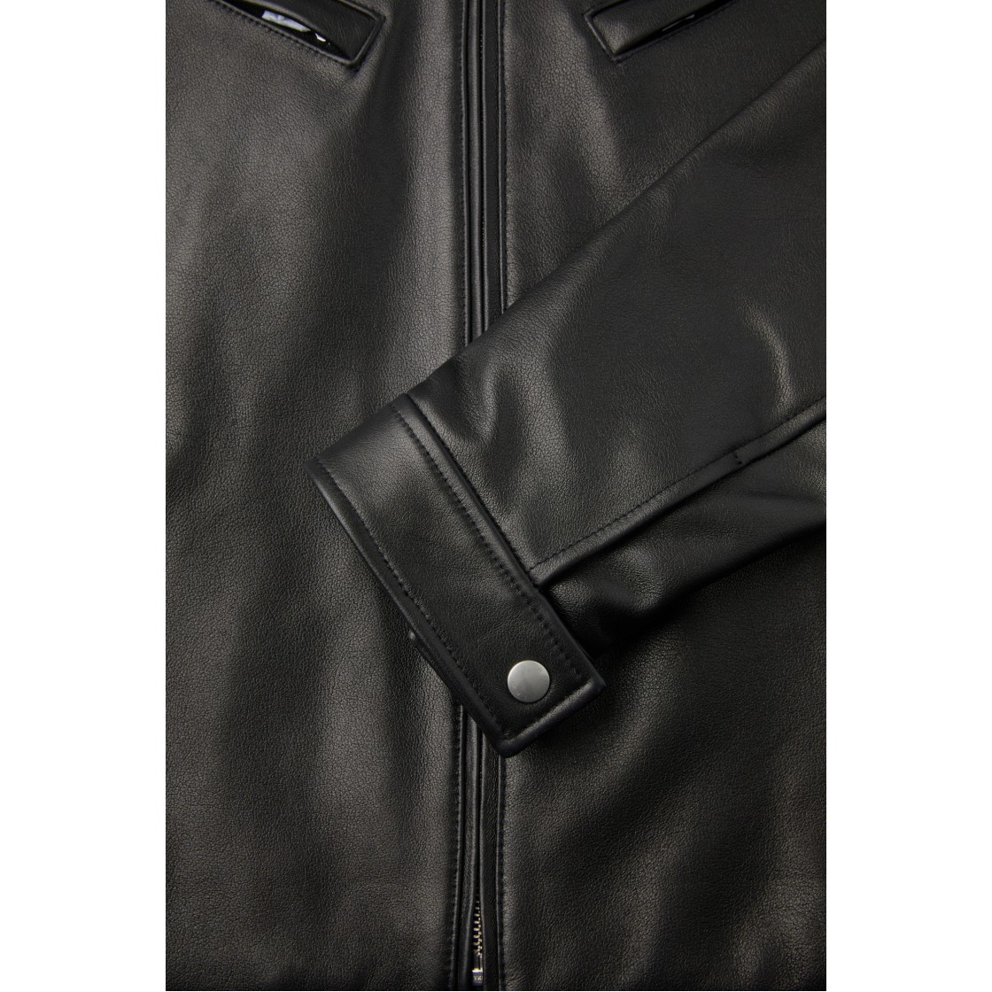 이로 오큘리스 워시드 하이넥 가죽 자켓 블랙(IRO Oculys Washed High-Neck Leather Jacket Black) - 6