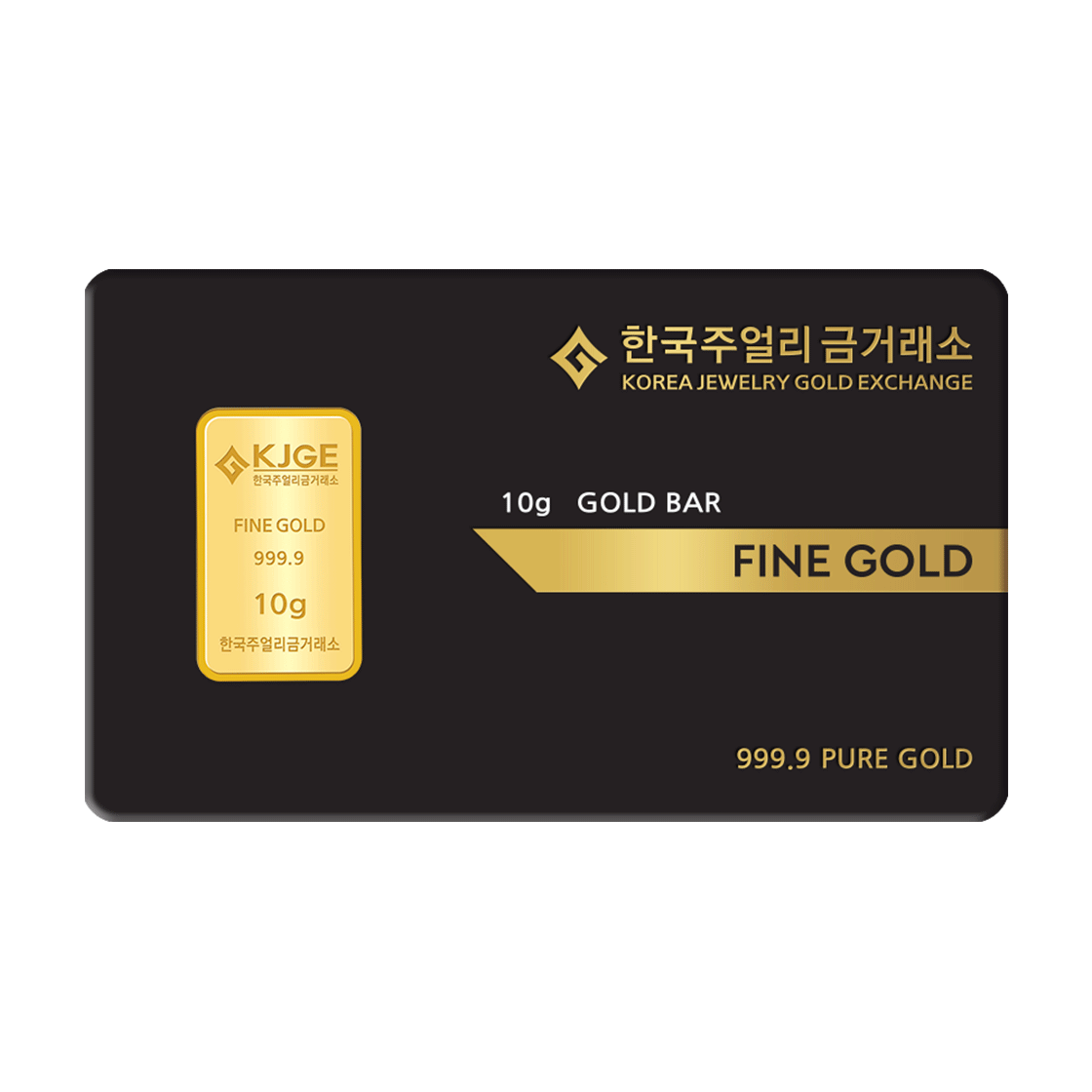 골드팡 24K 순금 시그니처 골드바 10g(GOLDPAND 24K Signature Gold Bar 10g)