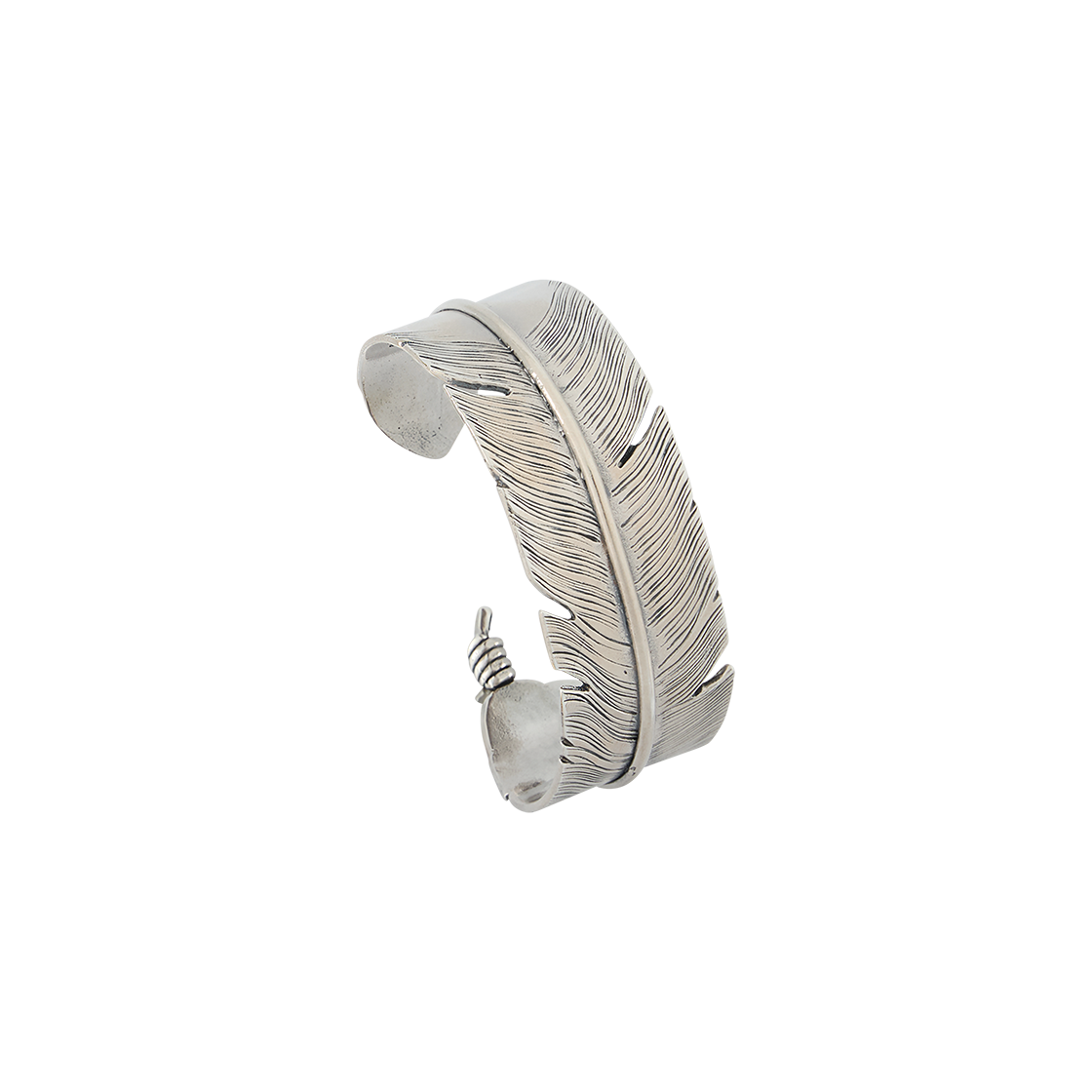 [KREAM 단독] 포크 바이 앤 페더 뱅글 실버 - 26SS([KREAM 단독] Folk/N Feather Bangle Silver - 26SS) - 3