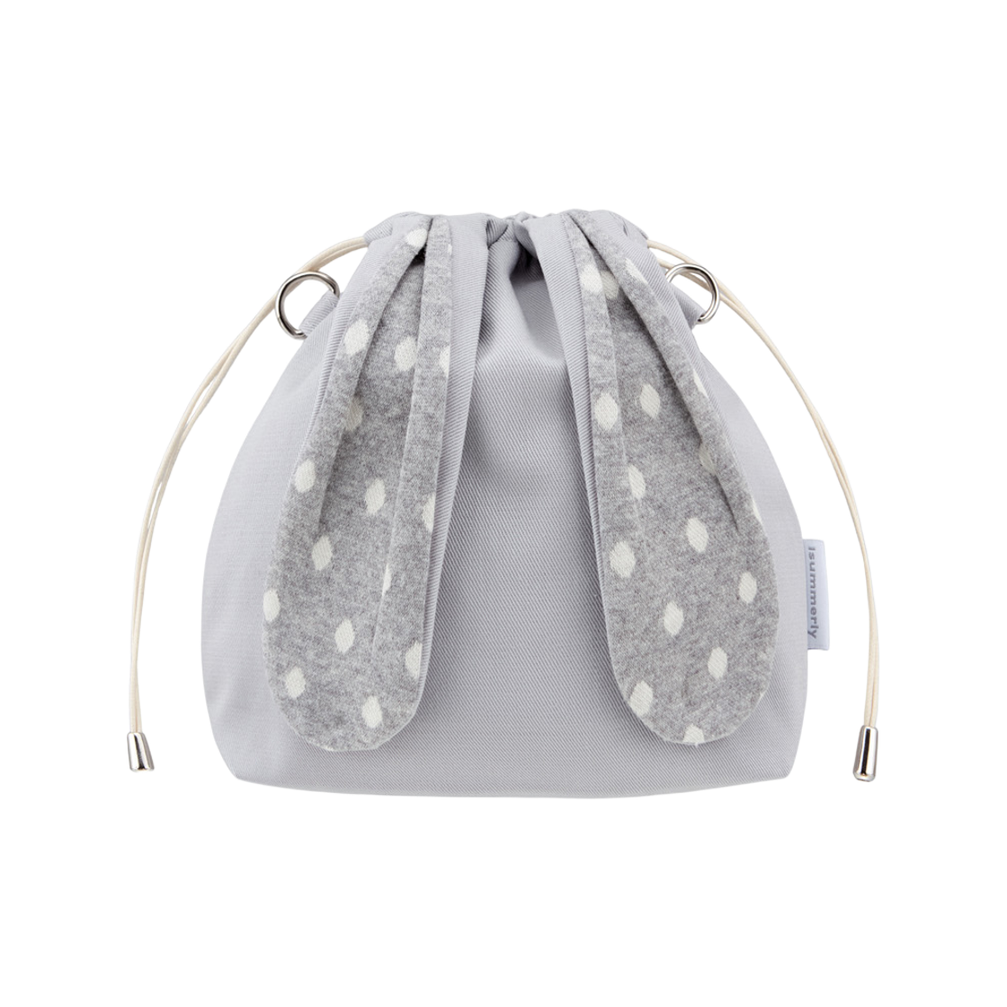 아이썸머리 버니백 그레이 도트(Isummerly Bunny Bag Gray Dot)