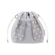 Isummerly Bunny Bag Gray Dot