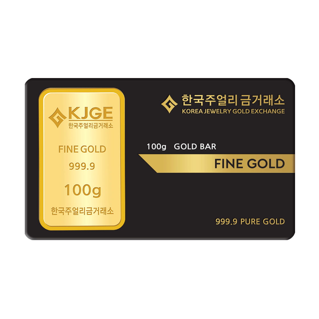 골드팡 24K 순금 시그니처 골드바 100g(GOLDPAND 24K Signature Gold Bar 100g)
