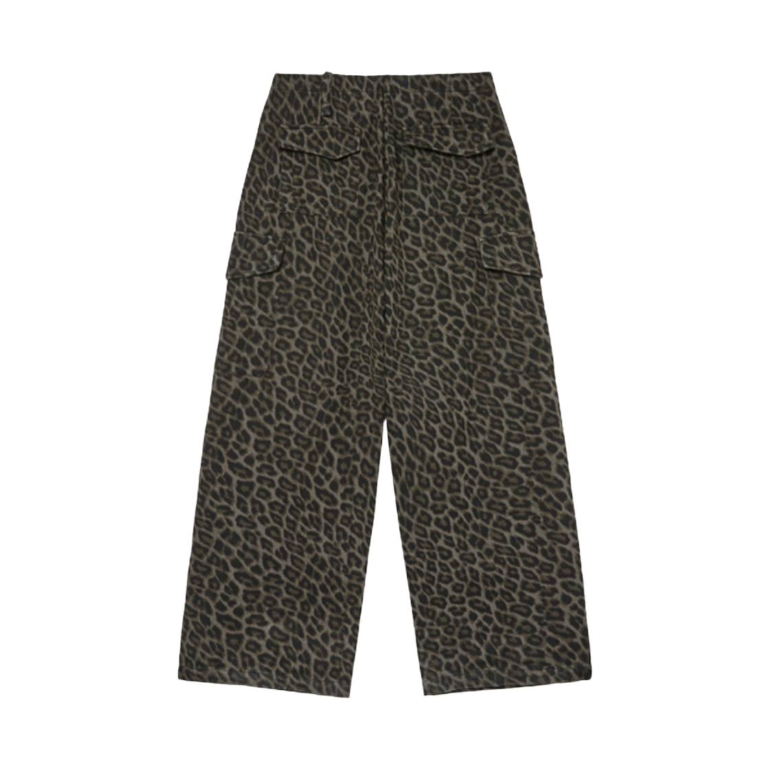 슬릭글로우 로고 와이드 다트 카고 팬츠 레오파드(SLEEKGLOW Logo Wide Dart Cargo Pants Leopard) - 2