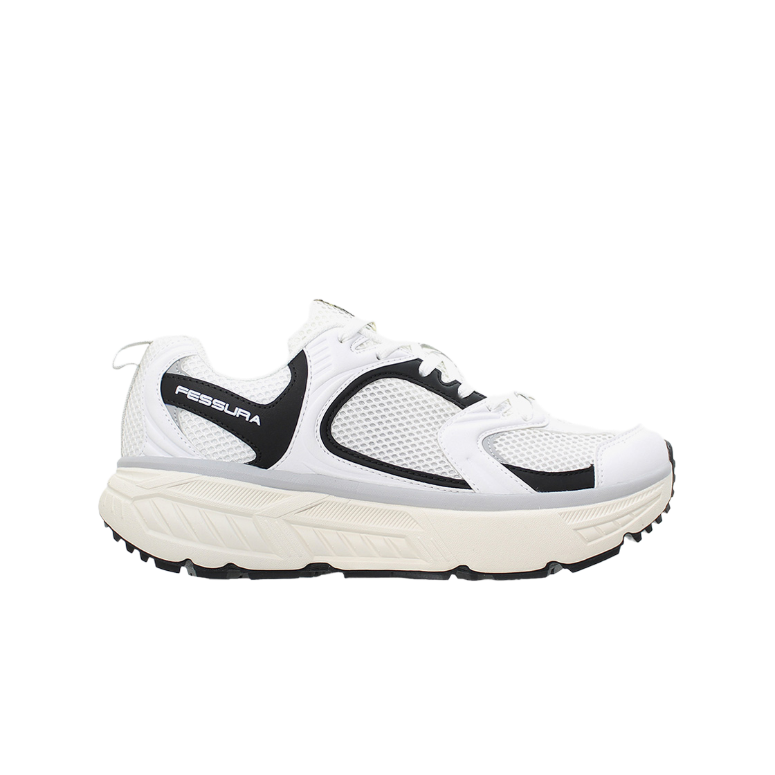 페슈라 TRAIL DVL 데일리 카본 트레일화 화이트 블랙(FESSURA TRAIL DVL Daily Carbon Trail Shoes White Black)