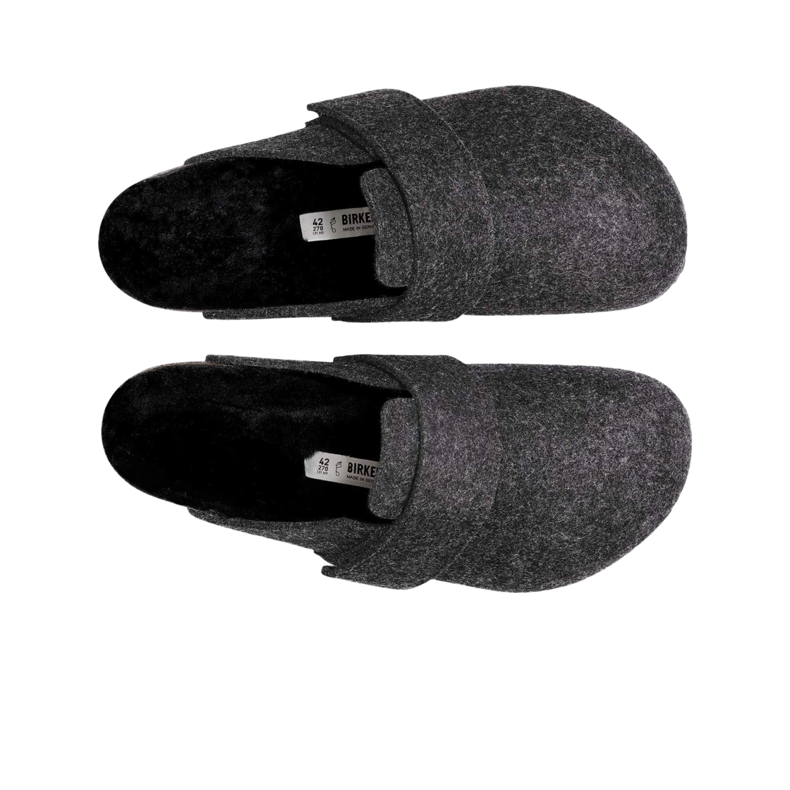 버켄스탁 로마 펠트 앤트러사이트 - 레귤러(Birkenstock Loma Felt Anthracite - Regular) - 2
