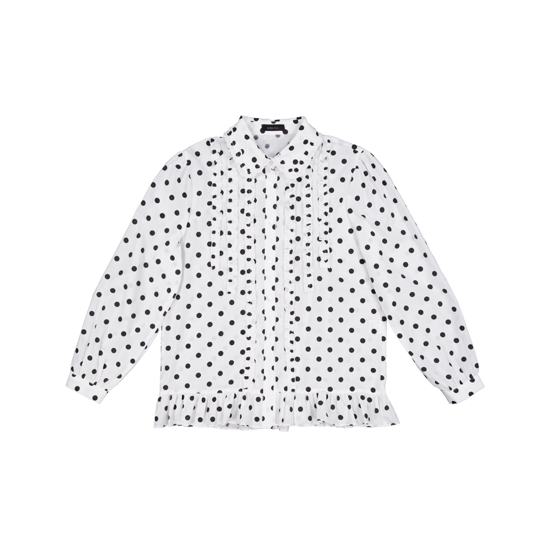 KS6BRSH001WI Kookeesee Blair Dot Blouse White