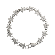TOWTOW.ARCHIVE Tata Star Link Bracelet Silver Burnish