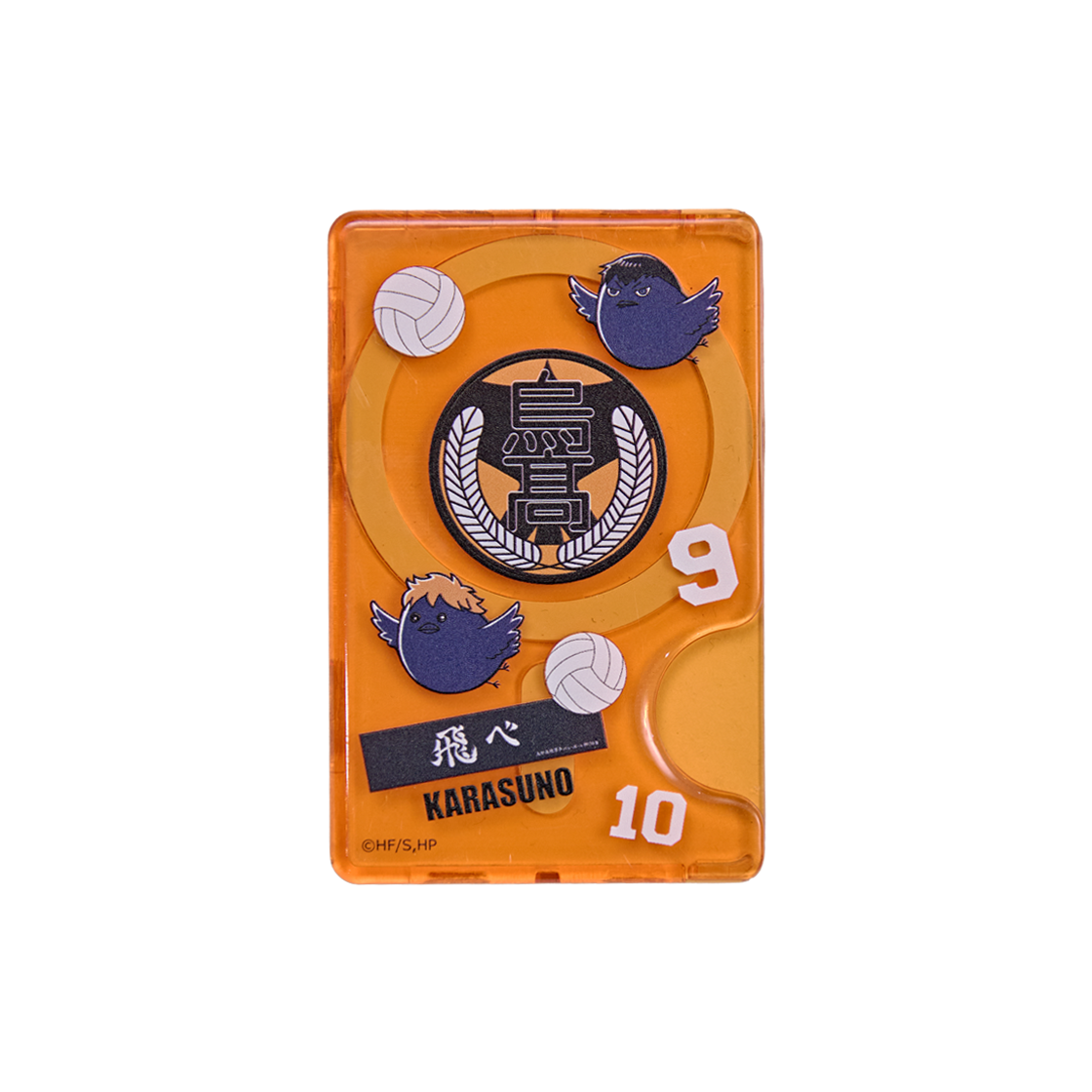 댄꼼마 x 하이큐 카라스노 맥세이프 카드케이스(DANCOMMA × Haikyu!! Karasuno High School MagSafe Card Case)
