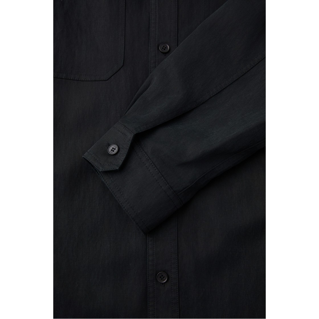 이로 텔리스 플루이드 유틸리티 셔츠 블랙(IRO Thelis Fluid Utility Shirt Black) - 6