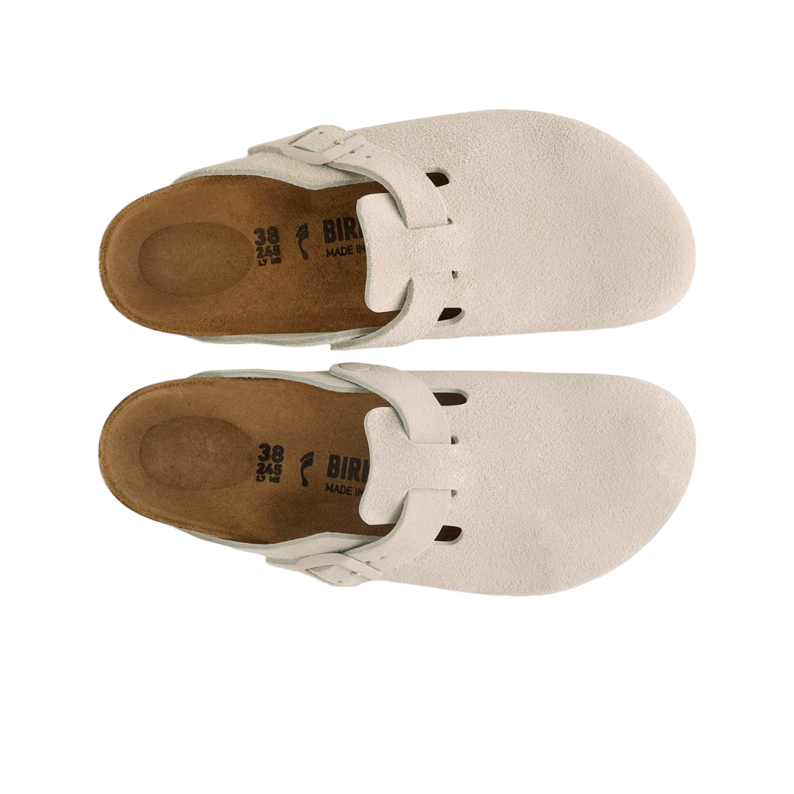 버켄스탁 보스턴 스웨이드 레더 오이스터 - 레귤러(Birkenstock Boston Suede Leather Oyster - Regular) - 2