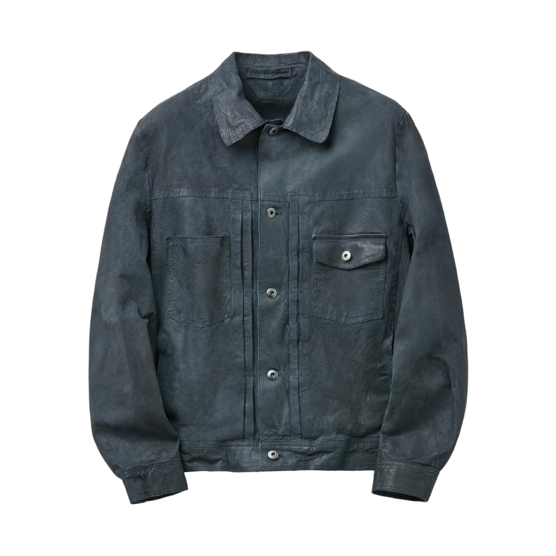 시리즈 살바토레 산토로 빈티지 레더 자켓 차콜(SERIES Salvatore Santoro Vintage Niv Leather Jacket Charcoal)