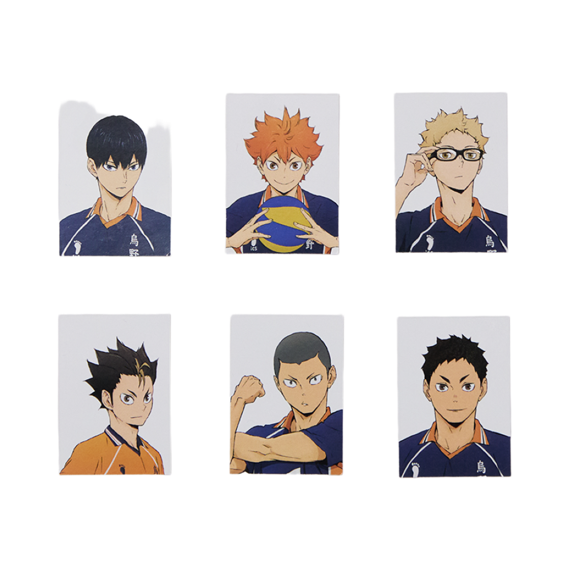 댄꼼마 x 하이큐 카라스노 배구공+증명사진 키링 세트(DANCOMMA x Haikyu!! Karasuno High School Key Chain Set) - 4