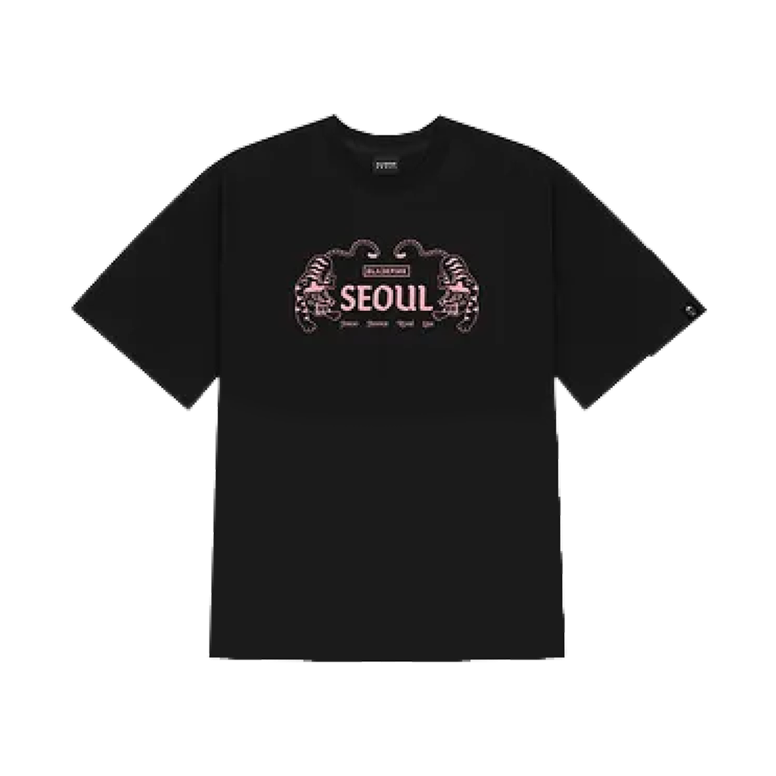 블랙핑크 데드라인 서울 티셔츠 타입2 블랙 | Toys & Goods | KREAM