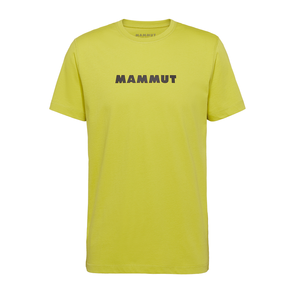 마무트 마무트 코어 티셔츠 AF 맨 로고 옐로우(MAMMUT Mammut Core T-Shirt AF Men Logo Yellow) - 1