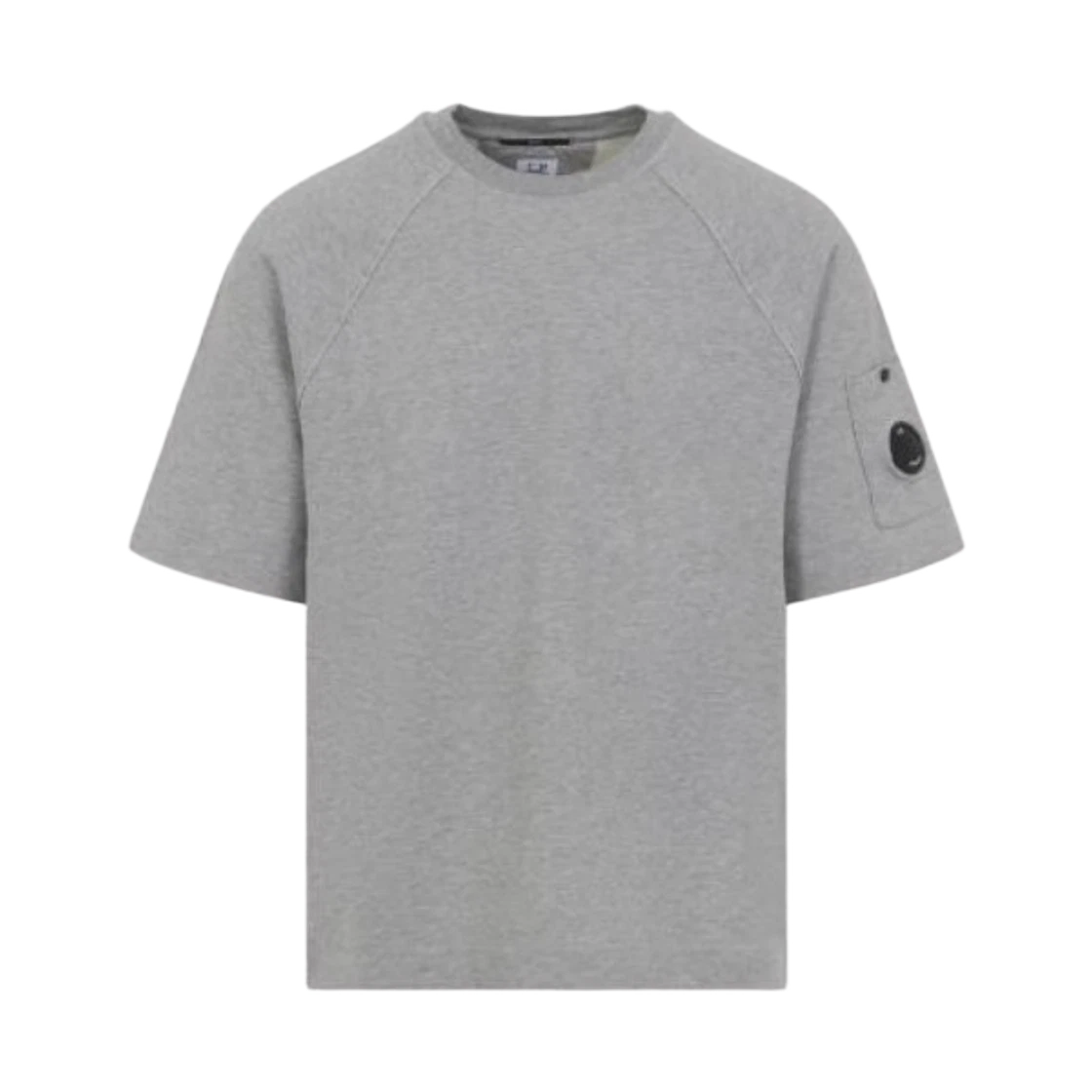 C.P. Company C.P. Company Light Fleece Short Sleeve Sweatshirt Greystone Melange - 26SS · M