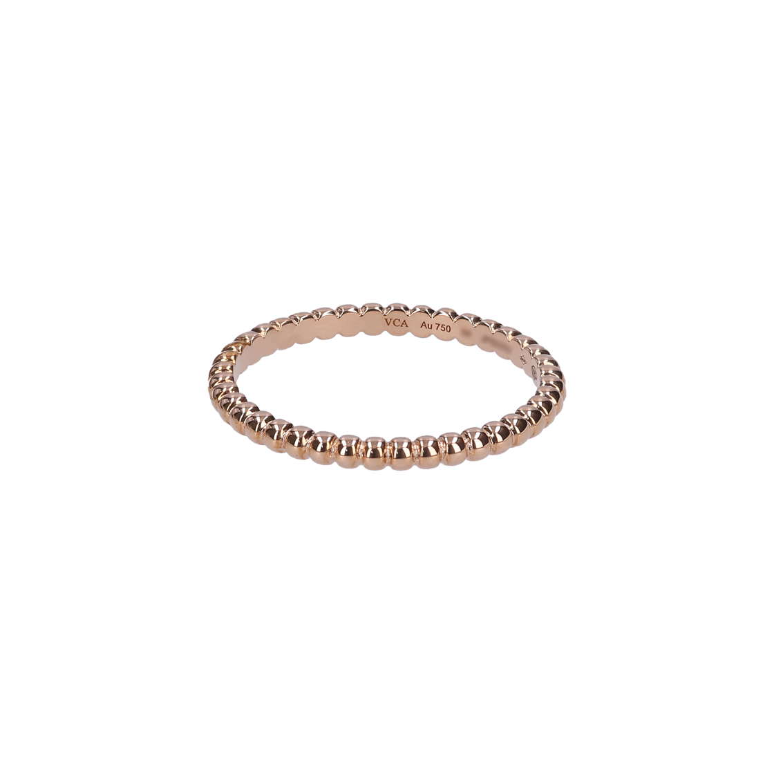 반클리프 VCARPJMF00 뻬를리 골드 비즈 링 스몰 18K 로즈 골드 59(Van Cleef & Arpels Perlee Gold Bead Ring Small 18K Rose Gold 59) - 1
