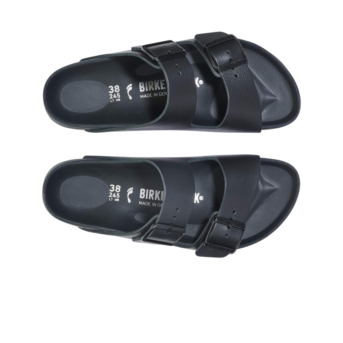 버켄스탁 아리조나 레더 블랙 - 내로우(Birkenstock Arizona Leather Black - Narrow) - 2