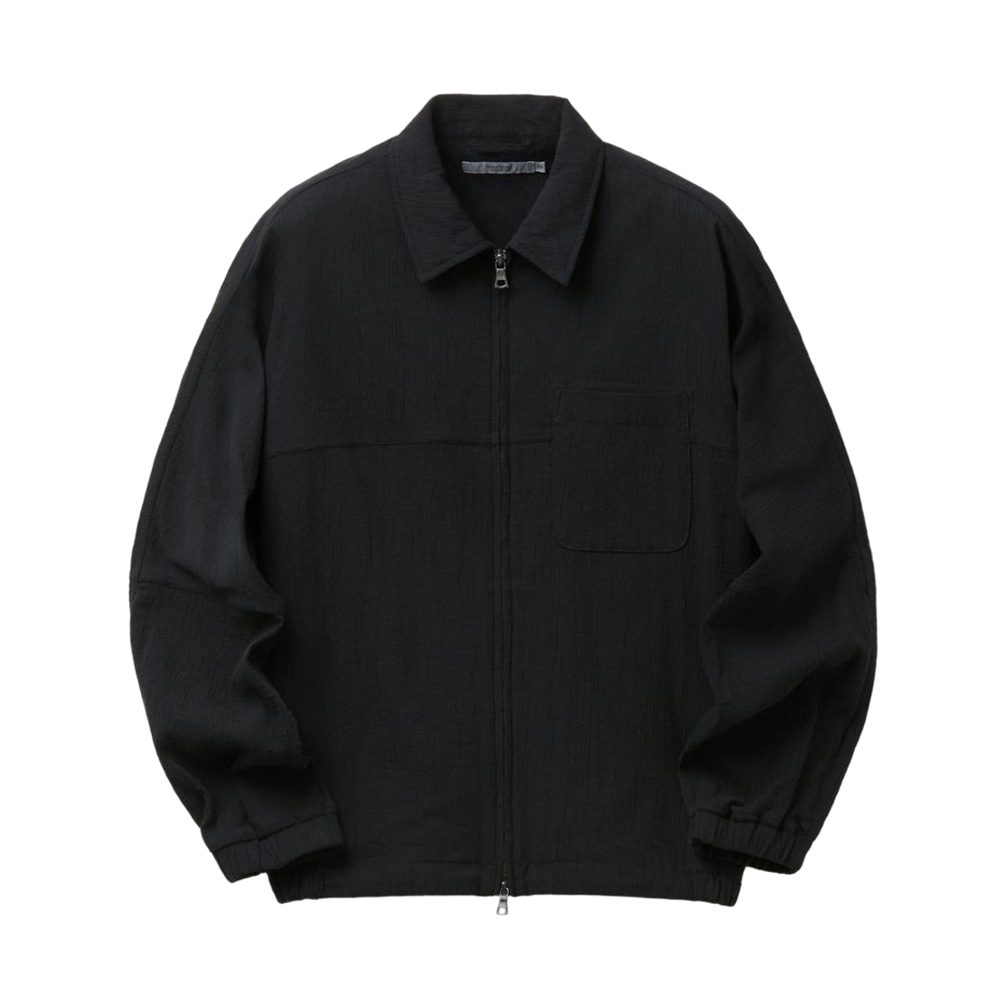 SASFM26931BKX SERIES Crease Zip-Up Outer Shirt Black