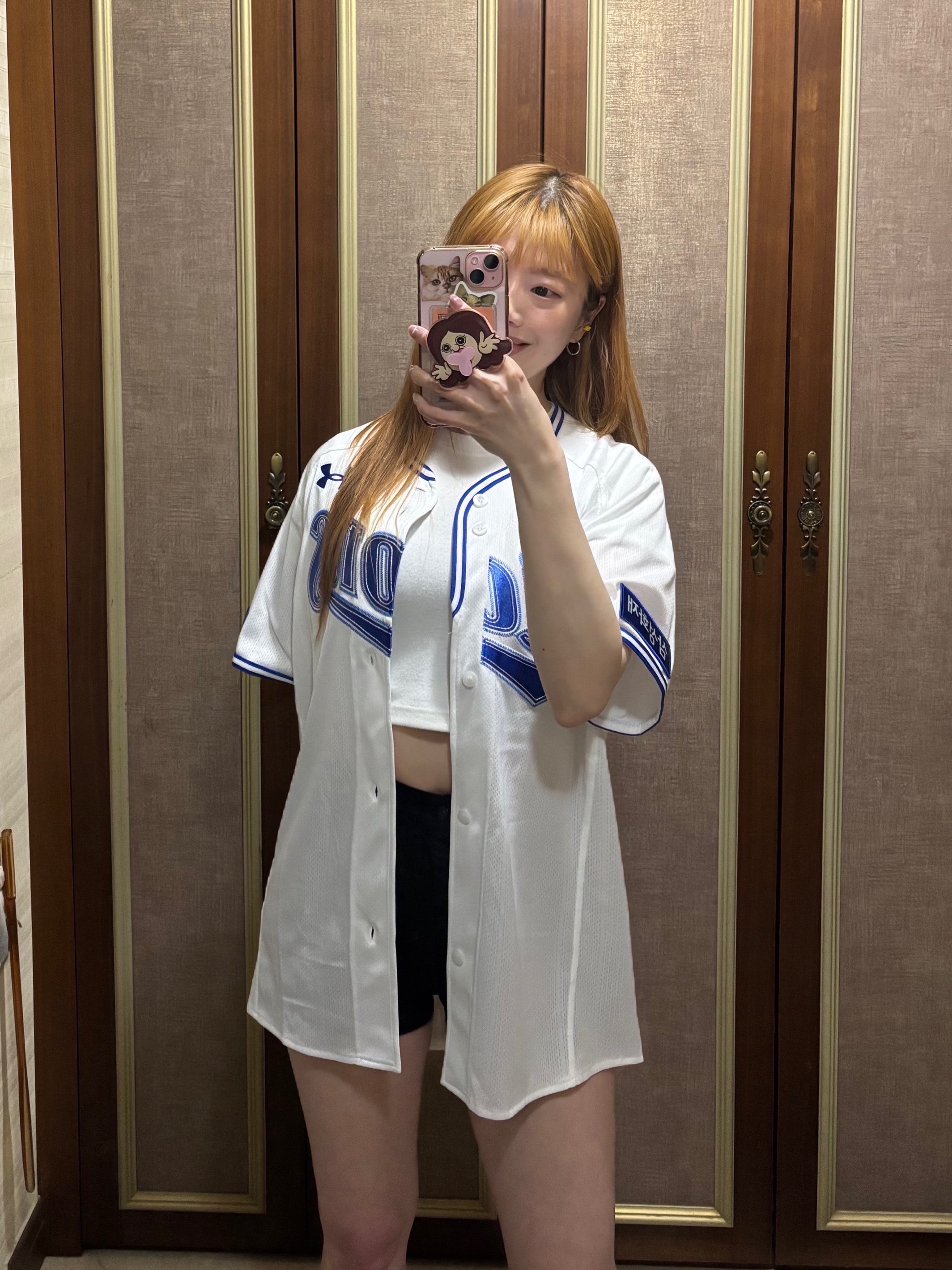 Samsung Lions 2025 Professional Home Uniform White (Non Marking Ver.) 착용 스타일 - 8