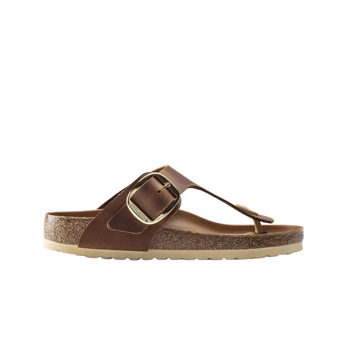 1018745 (W) Birkenstock Gizeh Big Buckle Cognac - Regular