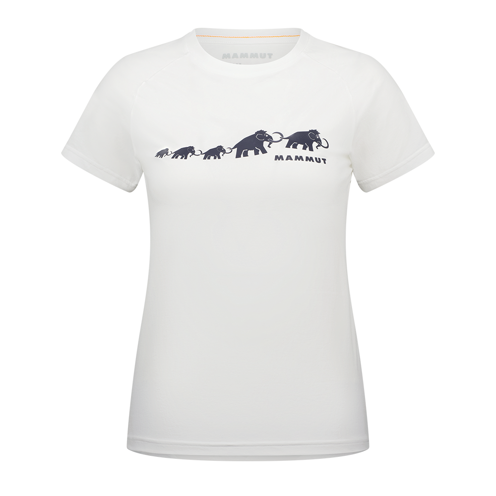 M21F5TR004 MAMMUT QD Logo Print T-Shirt AF Women White