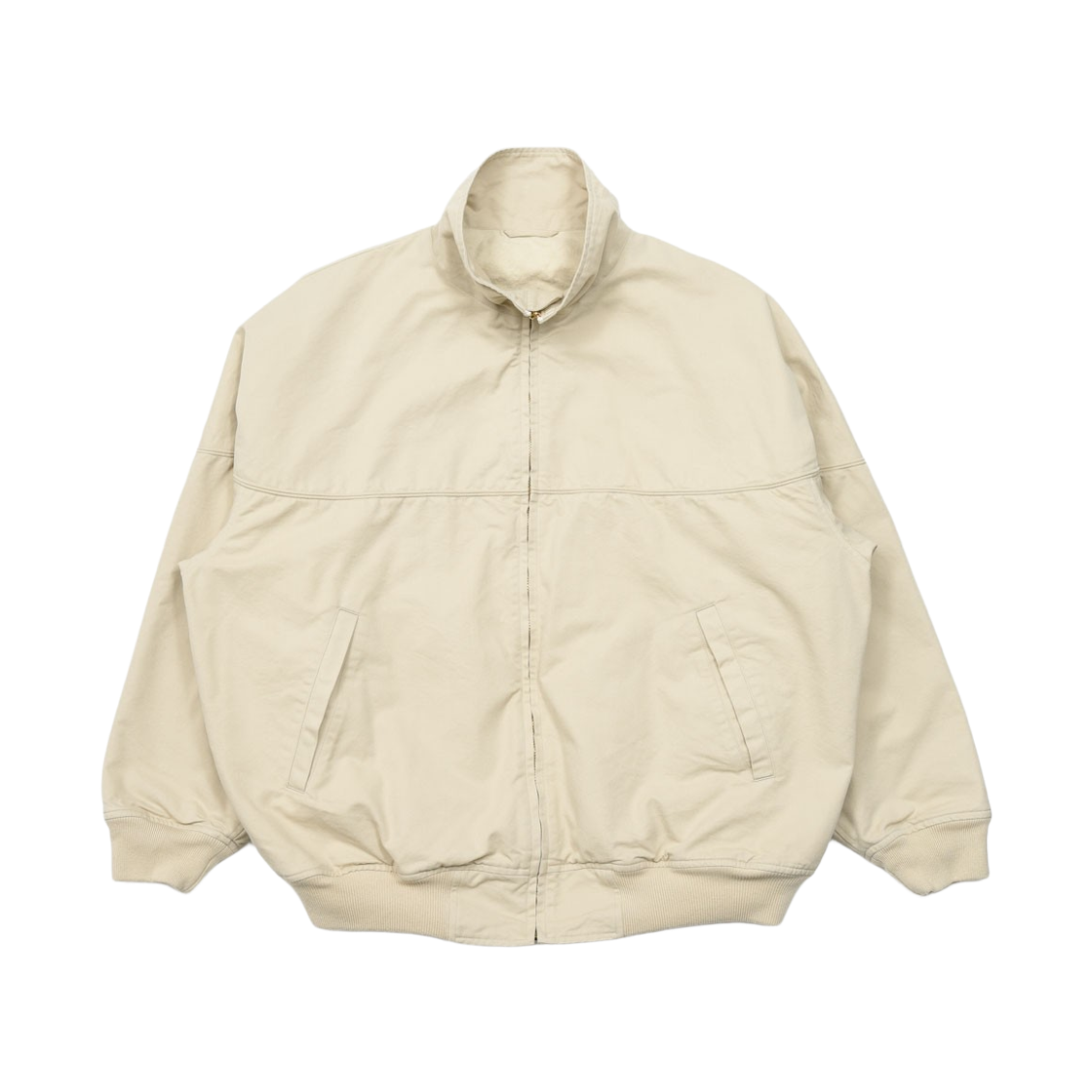 코모리 포스트워크 트윌 캡 숄더 블루종 아이보리 - 26SS(Comoli Postwork Twill Cap Shoulder Blouson Ivory - 26SS)