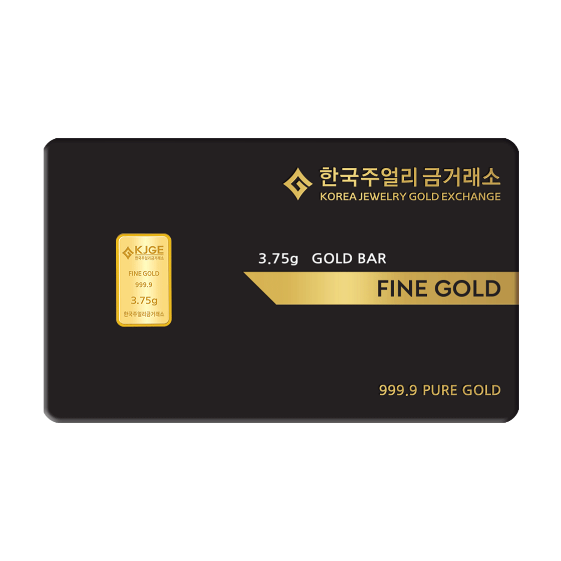 골드팡 24K 순금 시그니처 골드바 3.75g(GOLDPAND 24K Signature Gold Bar 3.75g)