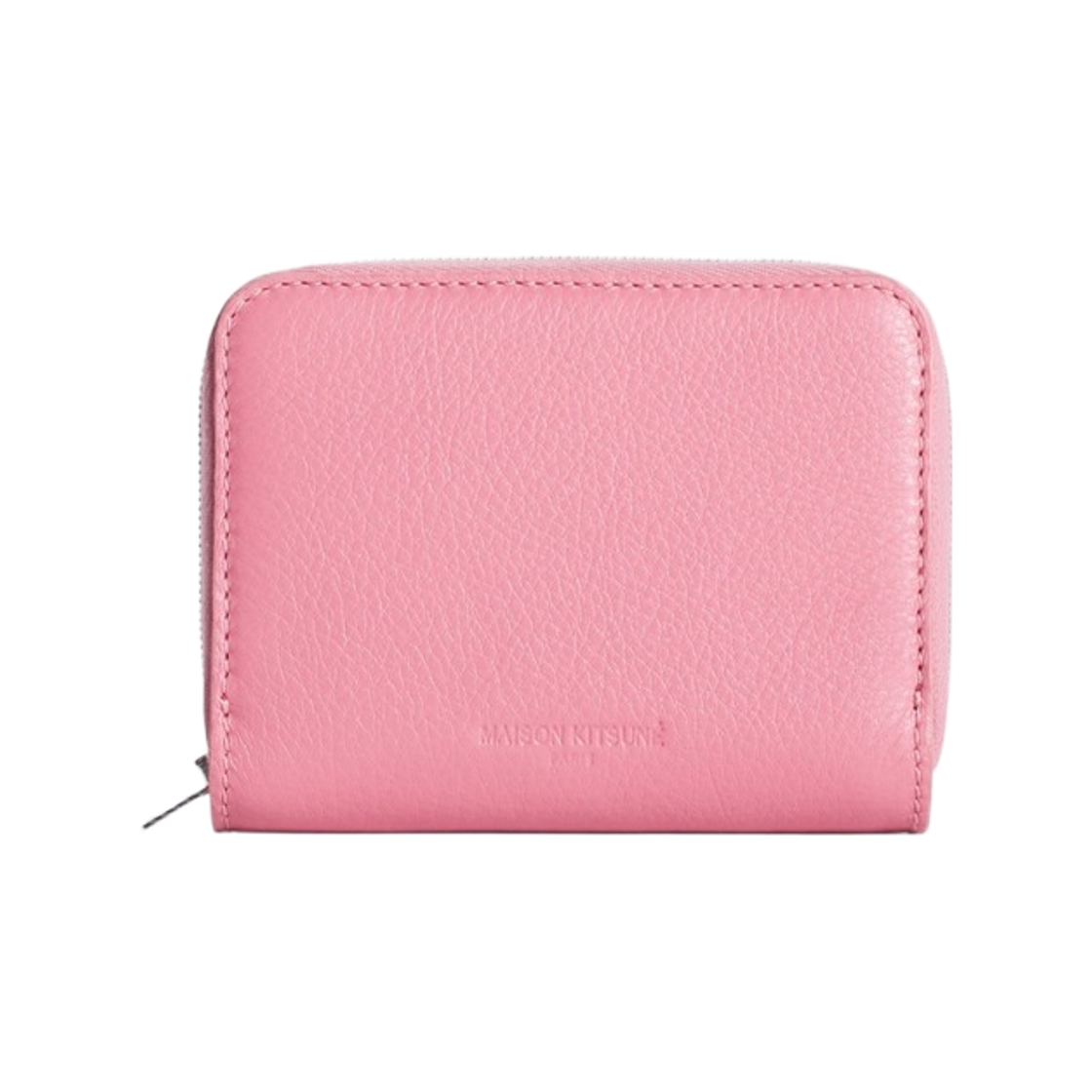 메종 키츠네 프로파일 폭스 스몰 레더 지퍼 월렛 프레이즈(Maison Kitsune Profile Fox Small Leather Zipped Wallet Fraise) - 2