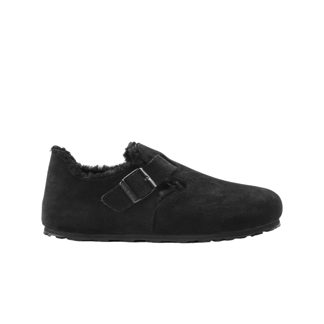 1014960 Birkenstock London Shearling Suede Leather Shearling Black - Regular