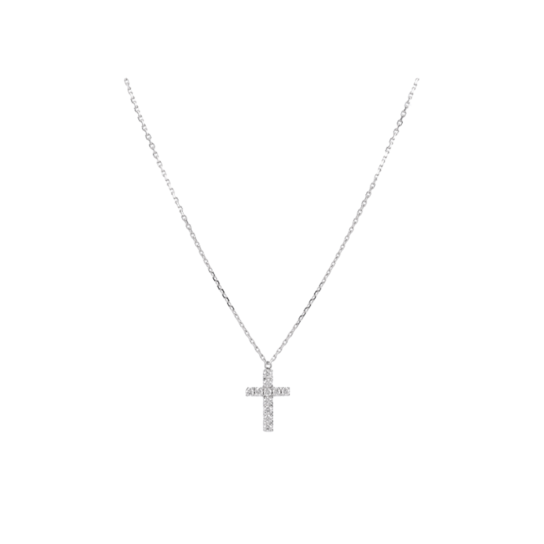 까르띠에 심볼 네크리스 18K 화이트 골드 다이아몬드(Cartier Symbol Necklace in 18K White Gold with Diamonds) - 1