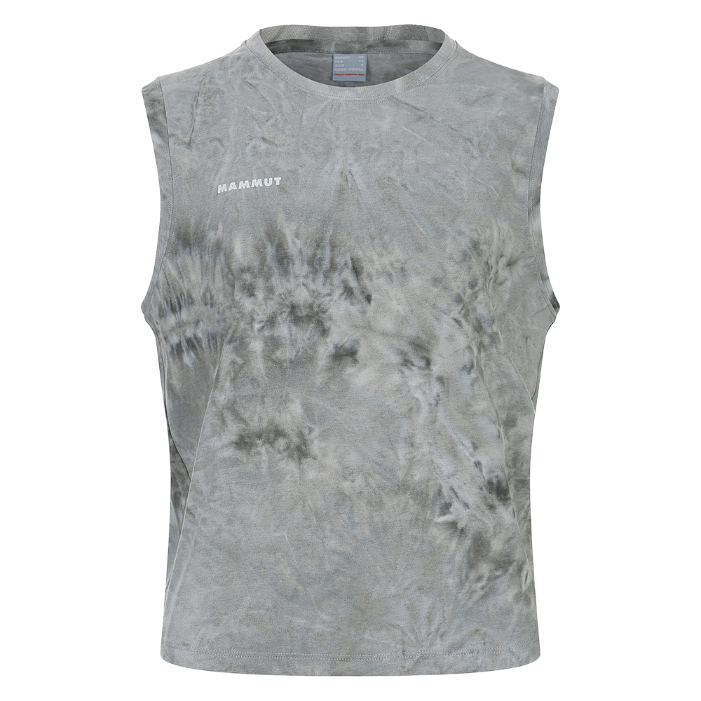 마무트 타이다이 그라나이트 슬리브리스 탑 우먼 블랙(MAMMUT Tye-Dye Garantie Sleeveless Top Women Black)