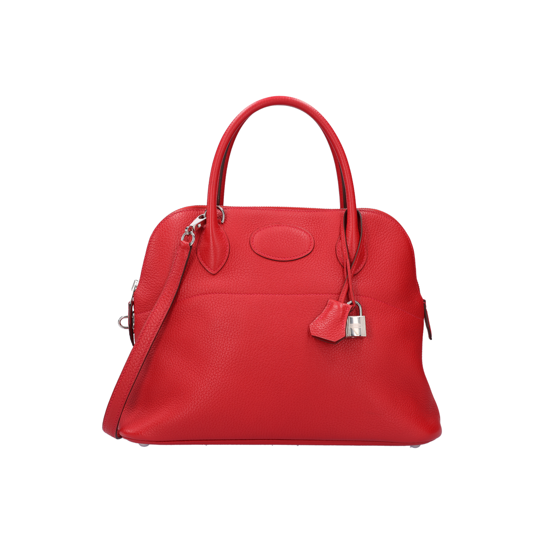 에르메스 H073419CKQ5 볼리드 31 백 클레망스 팔라디움 루즈 카사크 C각인(Hermes Bolide 31 Clemence Palladium Rouge Cask Bag) - 1
