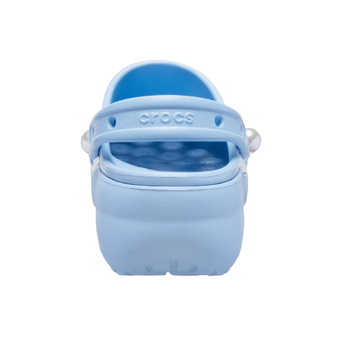 (W) 크록스 클래식 플랫폼 펄 클로그 블루 칼사이트((W) Crocs Classic Platform Pearl Clog Blue Calcite) - 3