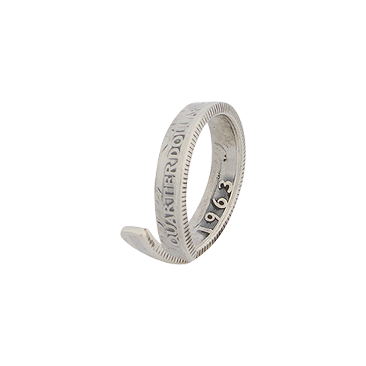 포크 바이 앤 코인 링 실버 - 26SS(Folk/N Coin Ring Silver - 26SS) - 4