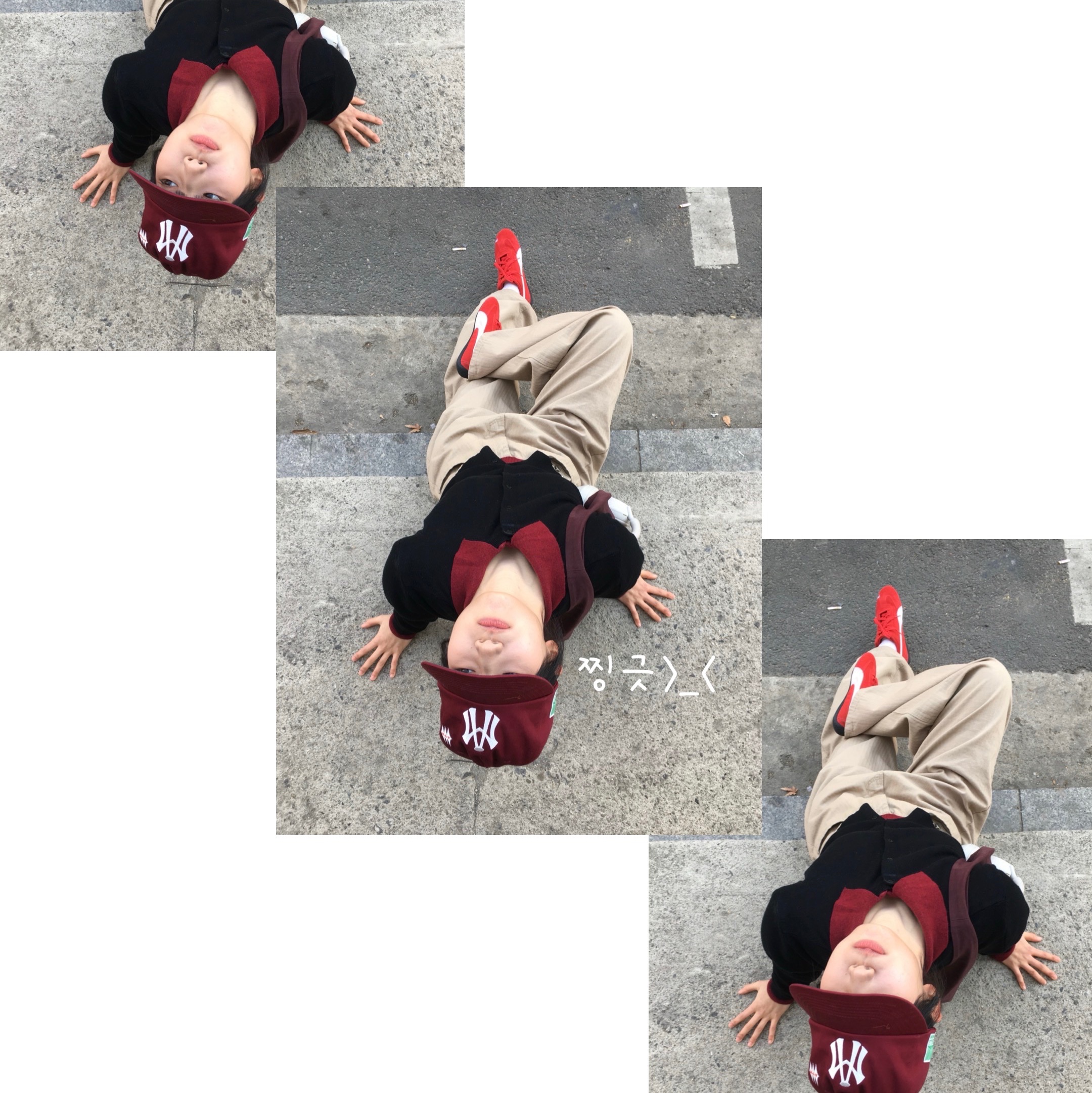Aftermath Atm Logo Ball Cap Burgundy, Puma Speedcat OG Red White 착용 스타일 - 3