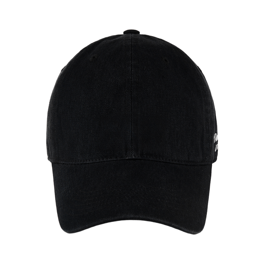 베루툼 사이드 로고 바이오 워싱 캡 블랙(VERUTUM BC249B Side Logo Bio Washing Cap Black) - 2