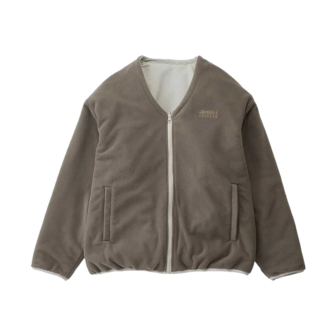 G3FU-J031 Gramicci Reversible Fleece Jacket Taupe - US Sizing