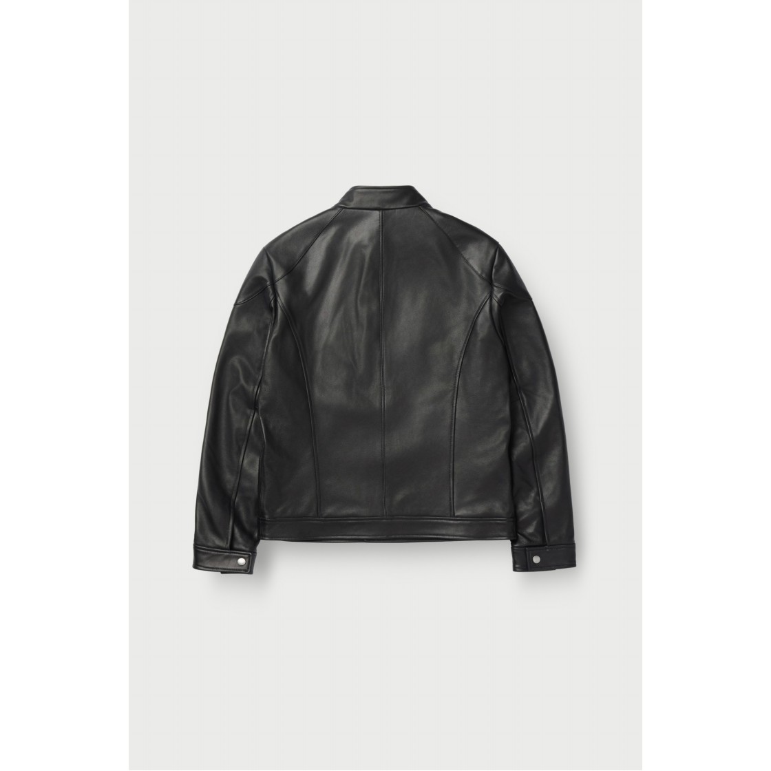 이로 오큘리스 워시드 하이넥 가죽 자켓 블랙(IRO Oculys Washed High-Neck Leather Jacket Black) - 3